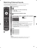 Предварительный просмотр 29 страницы Panasonic Viera TH-P42UT50Z Operating Instructions Manual