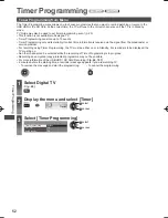 Предварительный просмотр 52 страницы Panasonic Viera TH-P42UT50Z Operating Instructions Manual