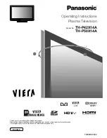 Panasonic VIERA TH-P42X14A Operating Instructions Manual preview