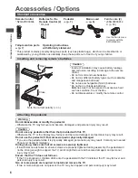 Предварительный просмотр 7 страницы Panasonic Viera TH-P42X30Z Operating Instructions Manual