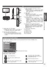 Предварительный просмотр 11 страницы Panasonic Viera TH-P46U20K Operating Instructions Manual