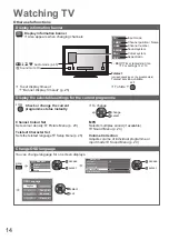 Предварительный просмотр 14 страницы Panasonic Viera TH-P46U20K Operating Instructions Manual