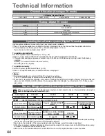 Preview for 45 page of Panasonic Viera TH-P50V10Z Operating Instructions Manual