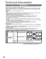 Preview for 47 page of Panasonic Viera TH-P50V10Z Operating Instructions Manual