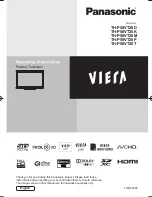 Preview for 2 page of Panasonic Viera TH-P50VT20D Operating Instructions Manual