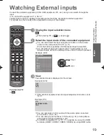 Preview for 20 page of Panasonic Viera TH-P50VT20D Operating Instructions Manual