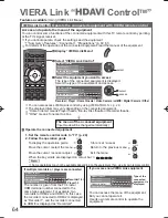 Preview for 65 page of Panasonic Viera TH-P50VT20D Operating Instructions Manual