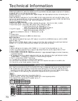 Preview for 71 page of Panasonic Viera TH-P50VT20D Operating Instructions Manual