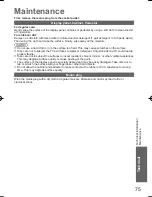 Preview for 76 page of Panasonic Viera TH-P50VT20D Operating Instructions Manual