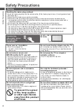 Предварительный просмотр 5 страницы Panasonic VIERA TH-P50VT30A Operating Instructions Manual