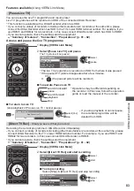 Предварительный просмотр 84 страницы Panasonic VIERA TH-P50VT30A Operating Instructions Manual