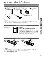 Preview for 7 page of Panasonic Viera TH-P50X10A Operating Instructions Manual