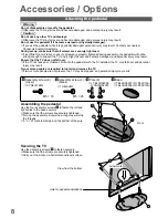 Preview for 8 page of Panasonic Viera TH-P50X10A Operating Instructions Manual