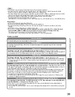 Preview for 39 page of Panasonic Viera TH-P50X10A Operating Instructions Manual