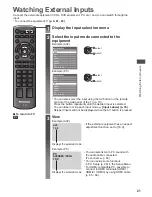 Preview for 22 page of Panasonic Viera TH-P50X30Z Operating Instructions Manual