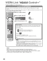 Preview for 49 page of Panasonic Viera TH-P54Z1Z Operating Instructions Manual