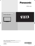 Preview for 2 page of Panasonic Viera TH-P55VT50H Operating Instructions Manual