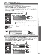 Preview for 45 page of Panasonic VIERA TH-P58S20Z Operating Instructions Manual