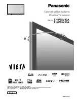 Предварительный просмотр 1 страницы Panasonic Viera TH-P58V10A Operating Instructions Manual