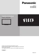 Panasonic VIERA TH-P60ST30A Operating Instructions Manual предпросмотр