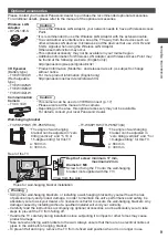 Preview for 9 page of Panasonic VIERA TH-P60ST30A Operating Instructions Manual