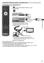 Preview for 27 page of Panasonic VIERA TH-P60ST30A Operating Instructions Manual