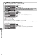 Preview for 72 page of Panasonic VIERA TH-P60ST30A Operating Instructions Manual