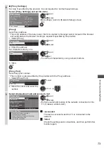 Preview for 73 page of Panasonic VIERA TH-P60ST30A Operating Instructions Manual