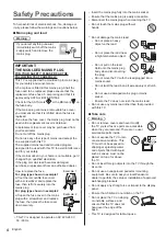 Preview for 4 page of Panasonic Viera TX-24CS500B Operating Instructions Manual