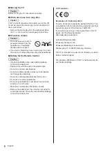 Preview for 6 page of Panasonic Viera TX-24CS500B Operating Instructions Manual