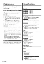 Предварительный просмотр 20 страницы Panasonic Viera TX-24ES500E Operating Instructions Manual