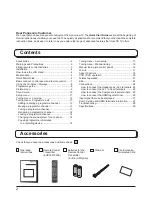 Preview for 2 page of Panasonic Viera TX-26LE60P Operating Instructions Manual