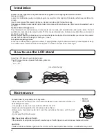 Preview for 4 page of Panasonic Viera TX-26LE60P Operating Instructions Manual