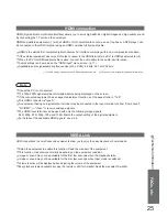 Предварительный просмотр 25 страницы Panasonic Viera TX-26LE7F Operating Instructions Manual