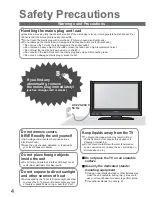 Предварительный просмотр 4 страницы Panasonic Viera TX-26LE7FA Operating Instructions Manual