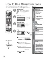 Предварительный просмотр 14 страницы Panasonic Viera TX-26LE7FA Operating Instructions Manual