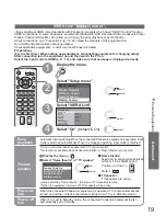 Предварительный просмотр 19 страницы Panasonic Viera TX-26LE7FA Operating Instructions Manual