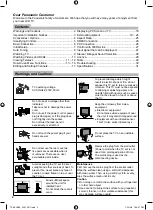 Preview for 2 page of Panasonic Viera TX-26LE8A Operating Instructions Manual