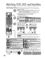 Предварительный просмотр 14 страницы Panasonic Viera TX-26LM70L Operating Instructions Manual