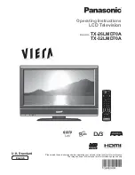 Preview for 1 page of Panasonic Viera TX-26LMD70A Operating Instructions Manual