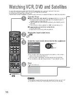 Preview for 16 page of Panasonic Viera TX-26LMD70A Operating Instructions Manual