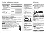 Предварительный просмотр 3 страницы Panasonic Viera TX-26LX70L Operating Instructions Manual