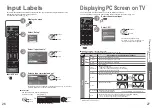 Предварительный просмотр 14 страницы Panasonic Viera TX-26LX70L Operating Instructions Manual