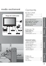 Preview for 3 page of Panasonic Viera TX-26LX80P Operating Instructions Manual