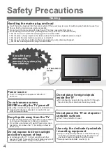 Preview for 4 page of Panasonic Viera TX-26LX80P Operating Instructions Manual