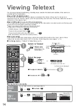 Preview for 14 page of Panasonic Viera TX-26LX80P Operating Instructions Manual