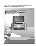 Preview for 2 page of Panasonic Viera TX-26LXD60A Operating Instructions Manual