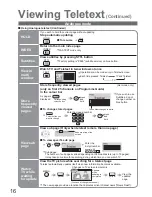 Preview for 16 page of Panasonic Viera TX-26LXD60A Operating Instructions Manual