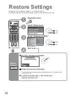 Preview for 32 page of Panasonic Viera TX-26LXD60A Operating Instructions Manual