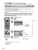 Preview for 38 page of Panasonic Viera TX-26LXD60A Operating Instructions Manual